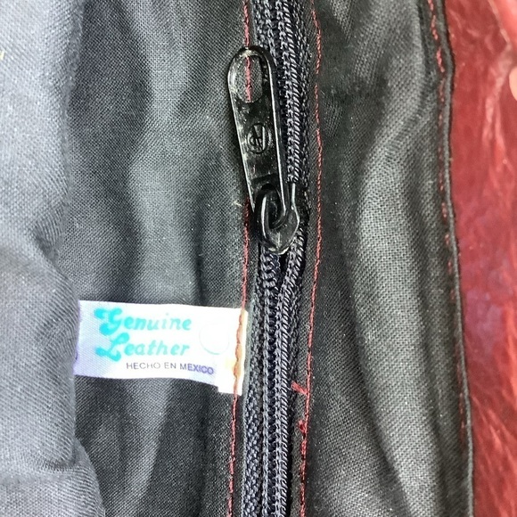 Vintage Leather Sling Backpack Purse Bag